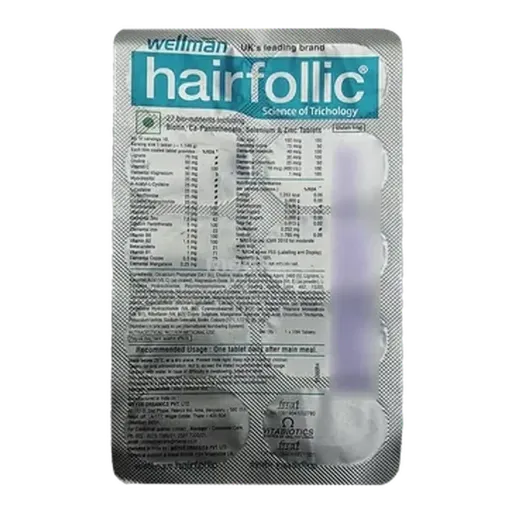 wellman hairfollic tablet 10's